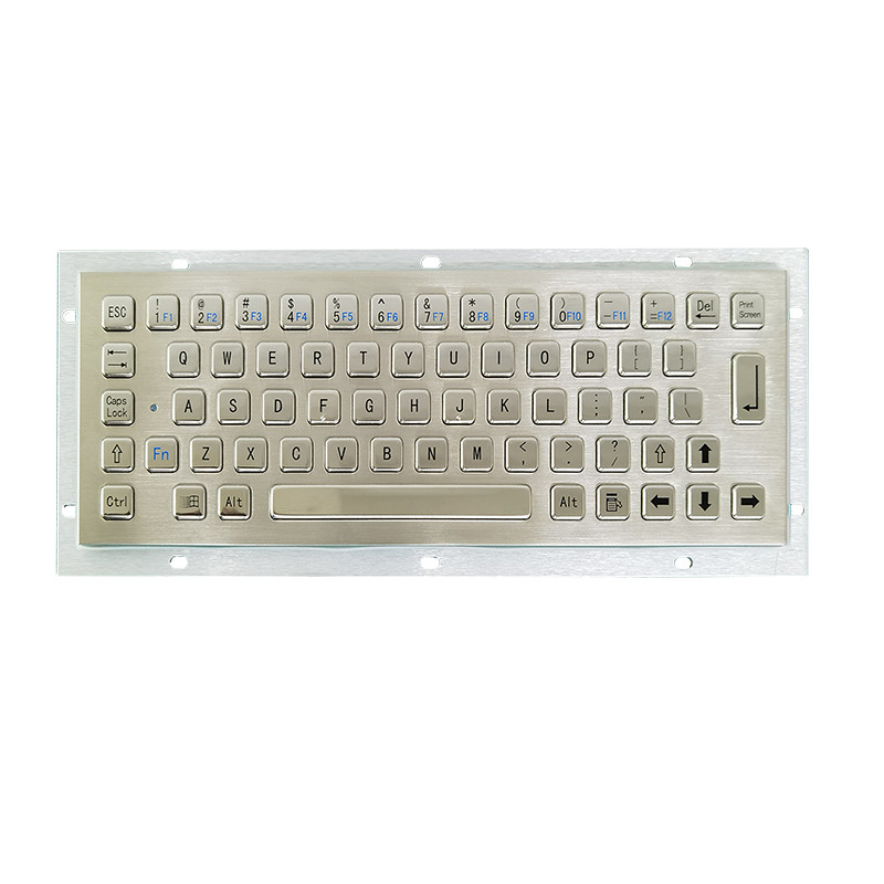 65 touches Protecteur contre la poussière IP65 Clavier de qualité médicale Clavier métallique en acier inoxydable avec interface USB