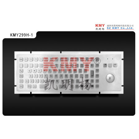 Clavier extérieur en métal du kiosque IP65 avec les touches de la fonction F1~F12 et la souris de boule de commande