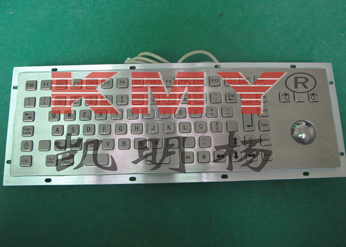 Clavier extérieur en métal du kiosque IP65 avec les touches de la fonction F1~F12 et la souris de boule de commande